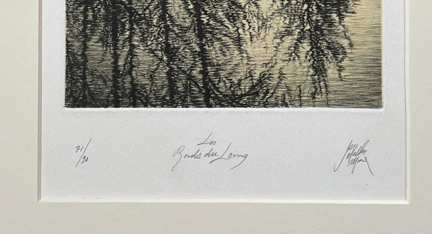 Les Ronds de Loring, de JM Mathieux Marie - Print Contemporáneo de Jean Michel Mathieux-Marie