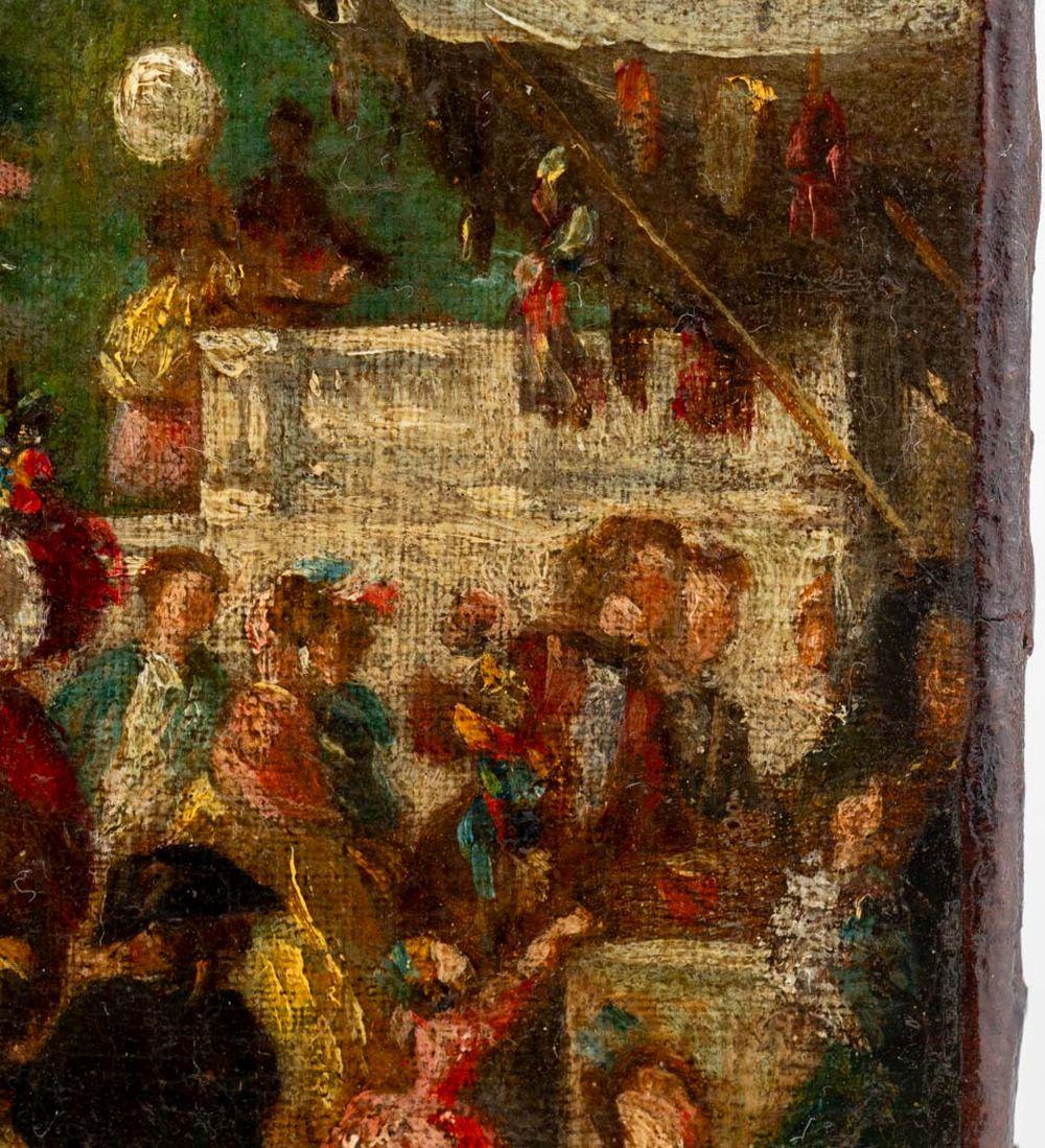 Study for a Vignette - Black Landscape Painting by Jean-Michel Moreau