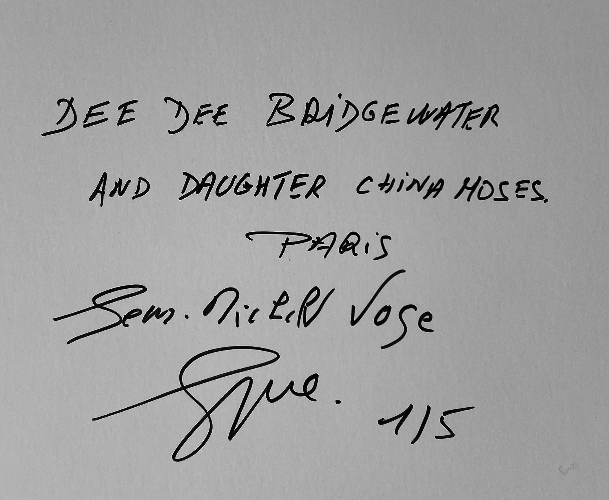Dee Bridgewater und Tochter China Moses, Paris, Jazzmusik 1980er Jahre – Photograph von Jean-Michel Voge