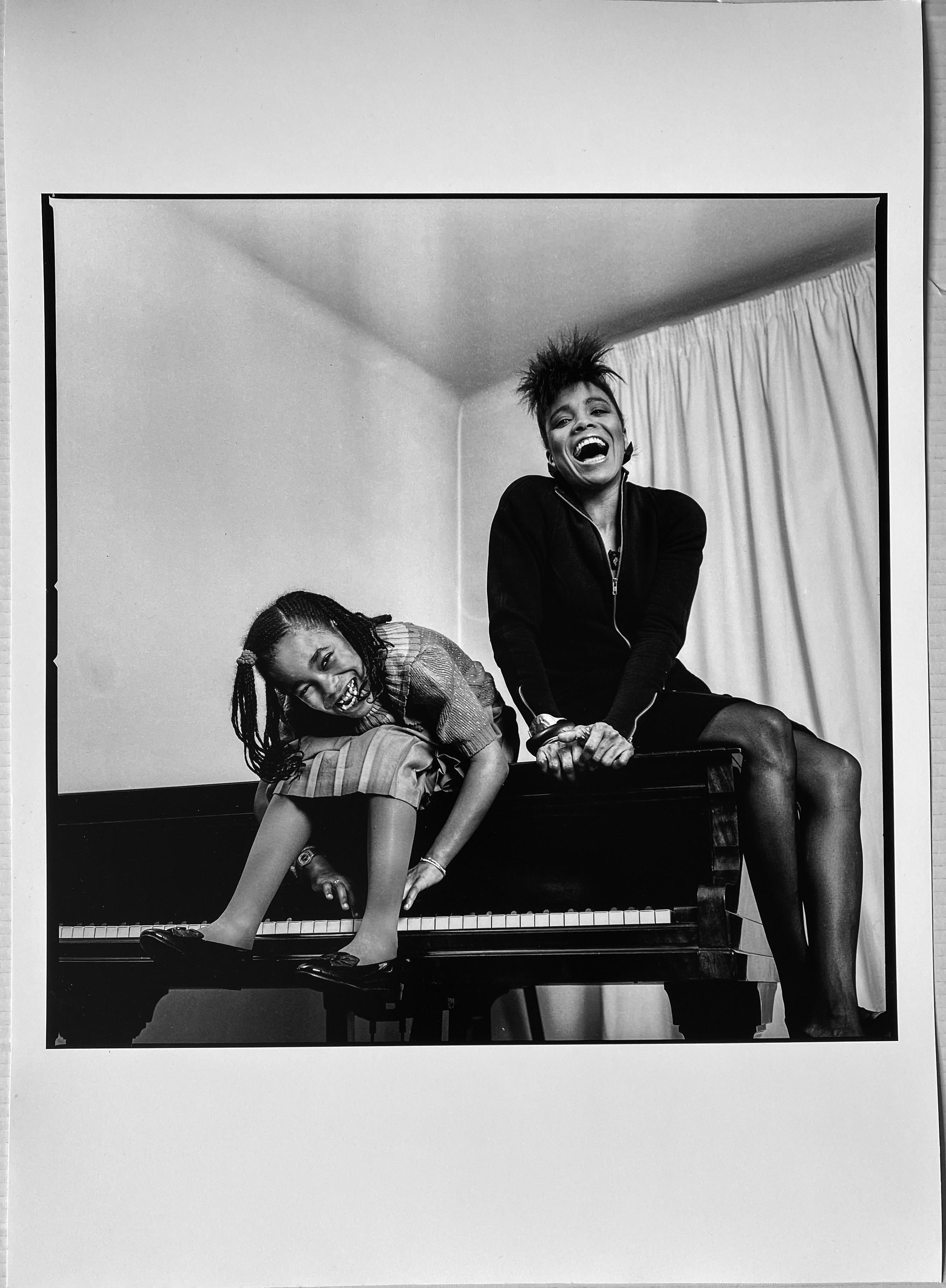 Dee Dee Bridgewater and Daughter China Moses, Paris, Jazz Music 1980s