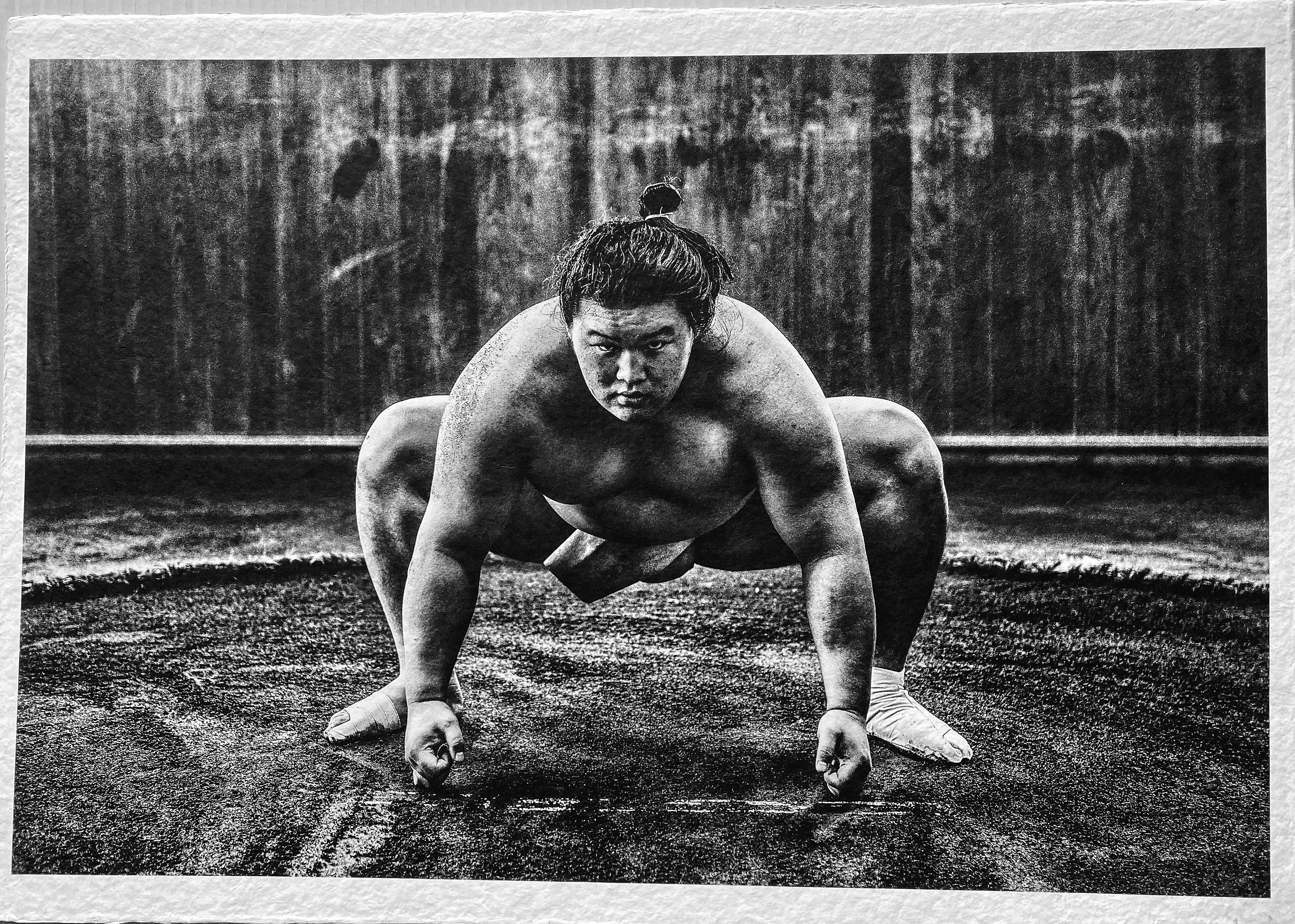 Sumo, Tokyo, Japan Contemporary Portrait Photography on Handmade Japanese Paper