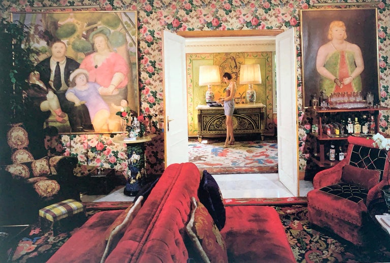 Valentino Home, Rome, Italy, Designer Apartment Interiors with Botero Paintings - Photograph by Jean-Michel Voge