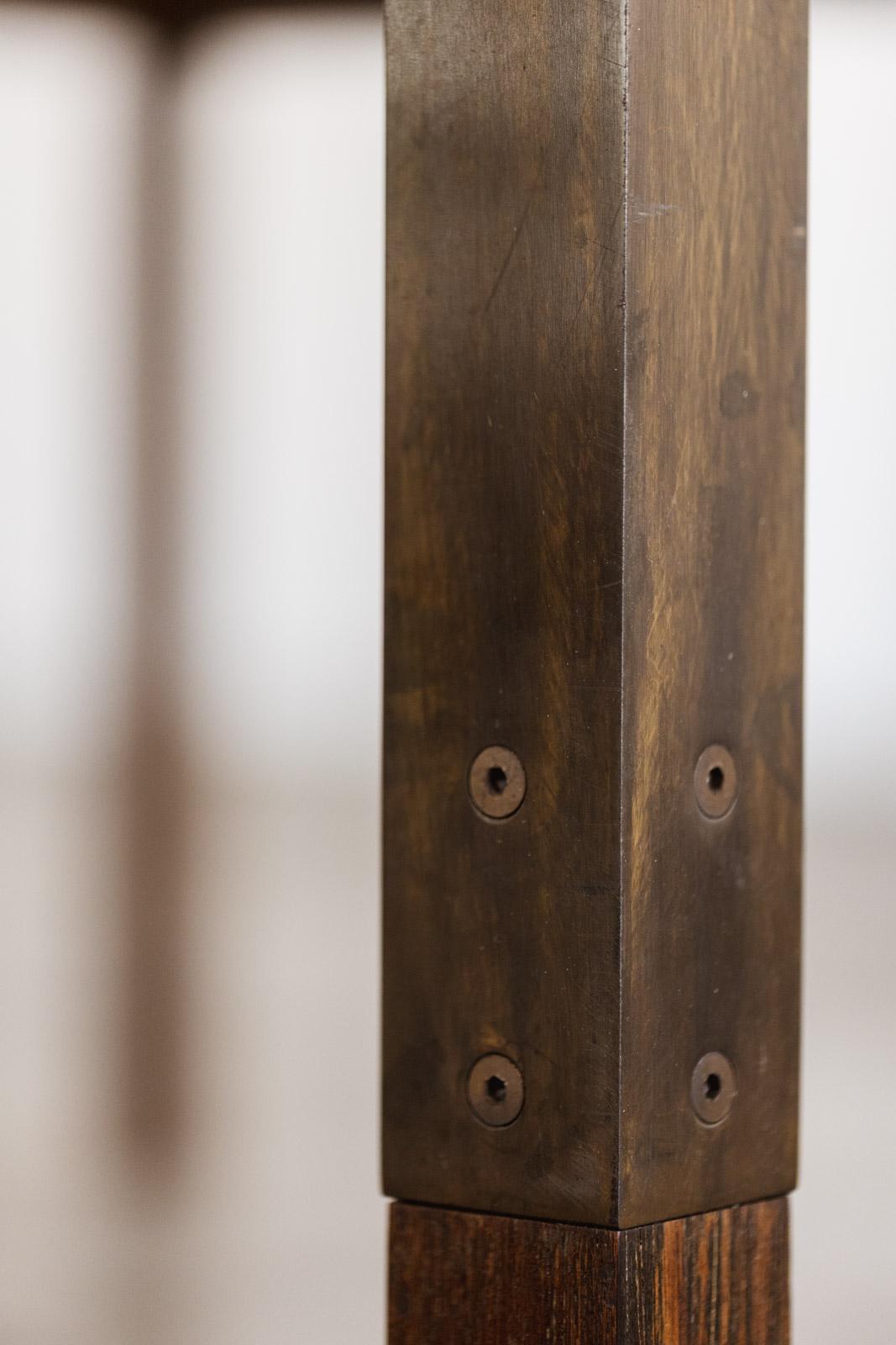 Glass Jean-Michel Wilmotte “Grand Louvre” Table for Tecno, 1993 For Sale