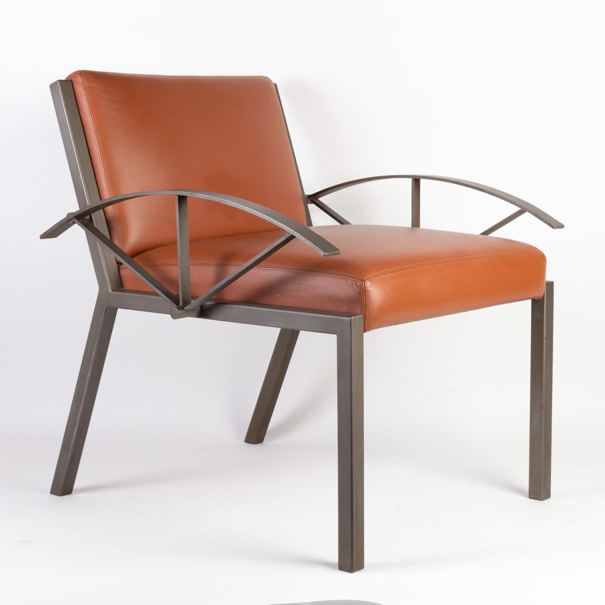 Jean-Michelle Wilmotte, 1956-1989, 2 Armchairs and 4 Chairs In Good Condition In Saint-Ouen, FR