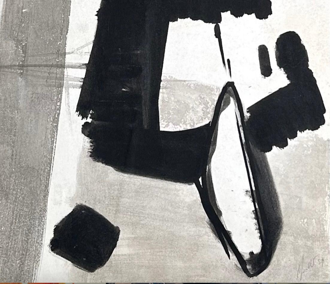 Jean Miotte – Abstrakte Komposition im Zustand „Hervorragend“ im Angebot in PAU, FR