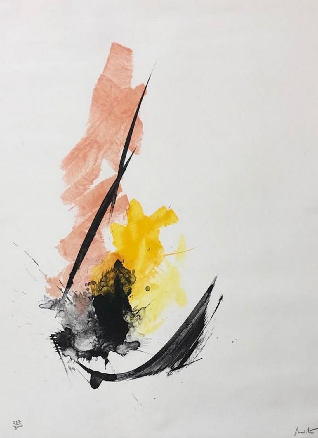 Abstract Print Jean Miotte - Composition 