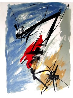 Jean Miotte - Abstract Composition - Original Aquatint Engraving