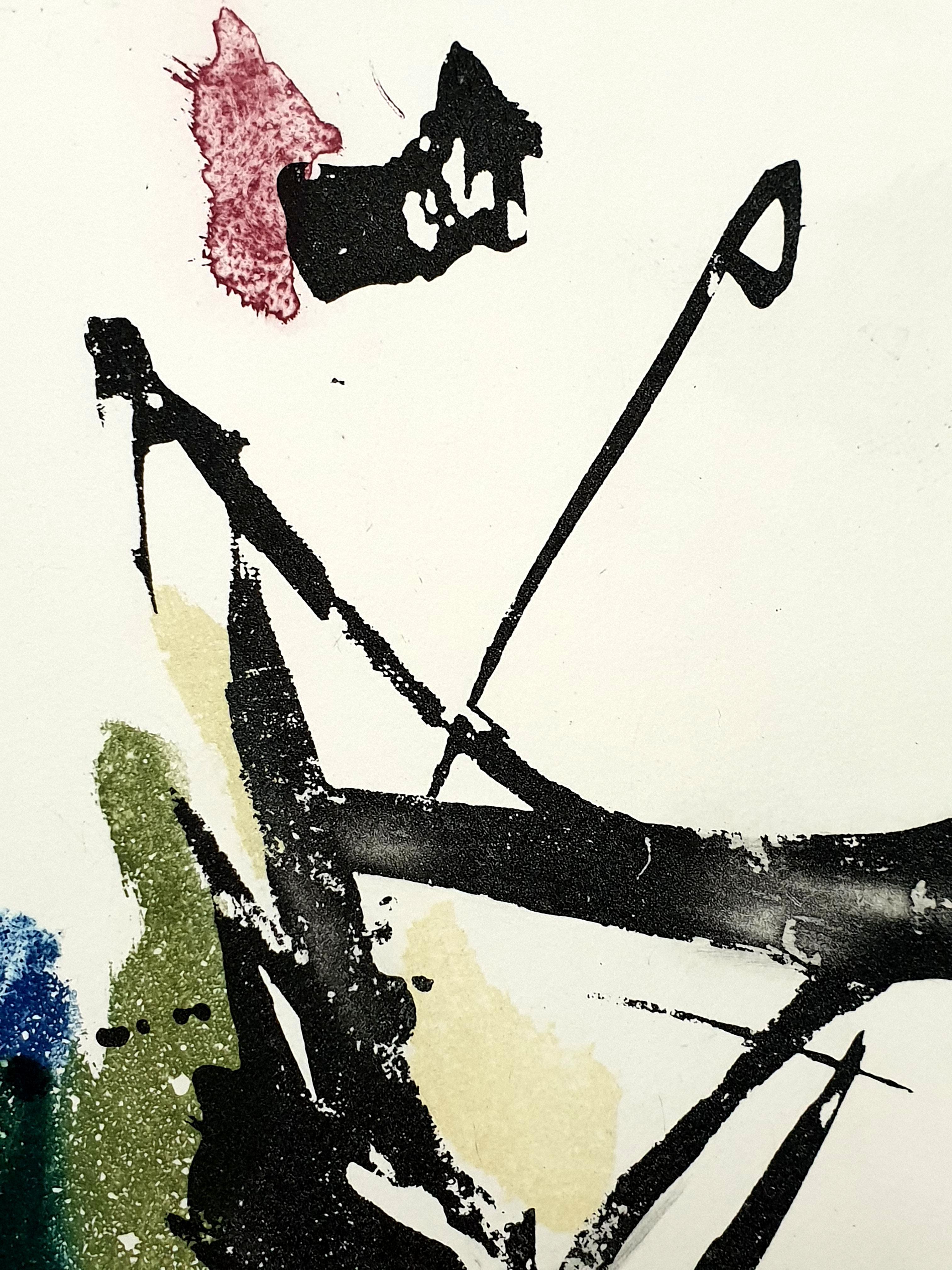 Jean Miotte - Composition abstraite - gravure originale en vente 1