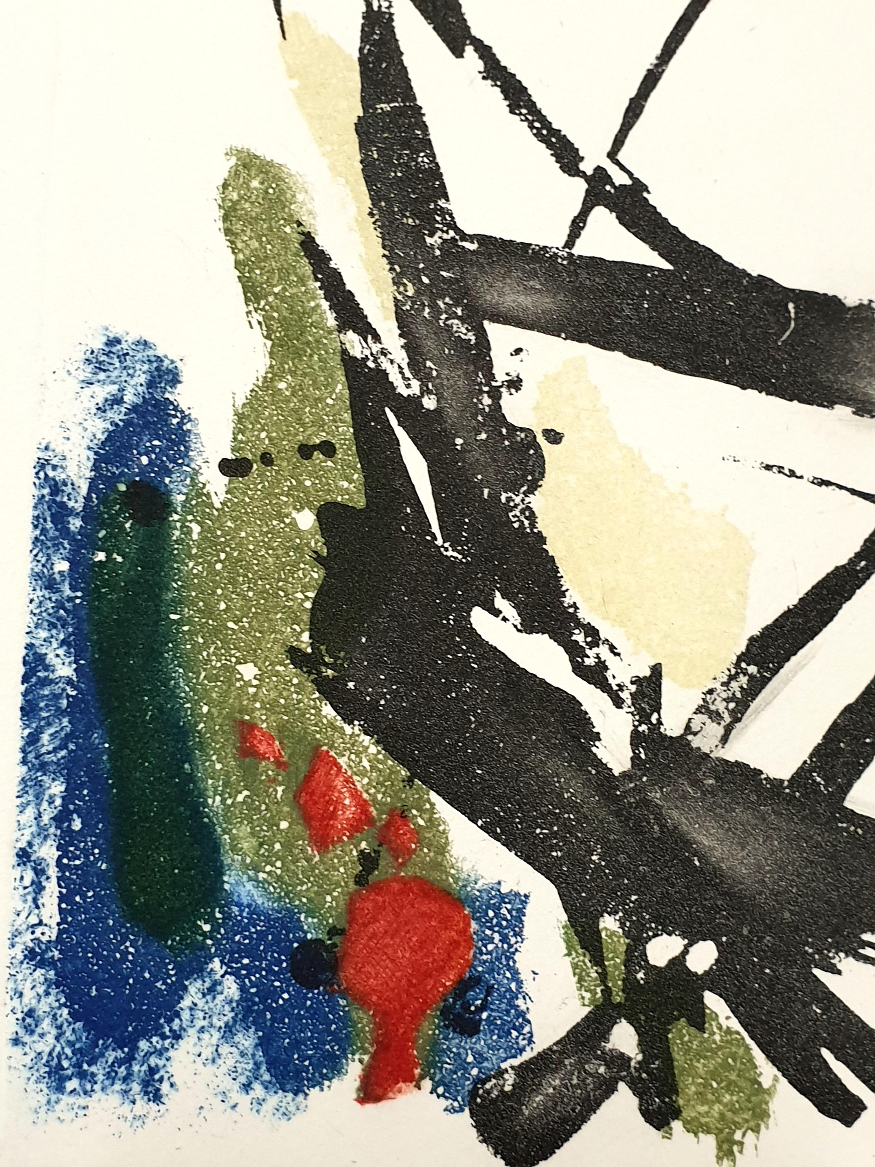 Jean Miotte - Composition abstraite - gravure originale en vente 3