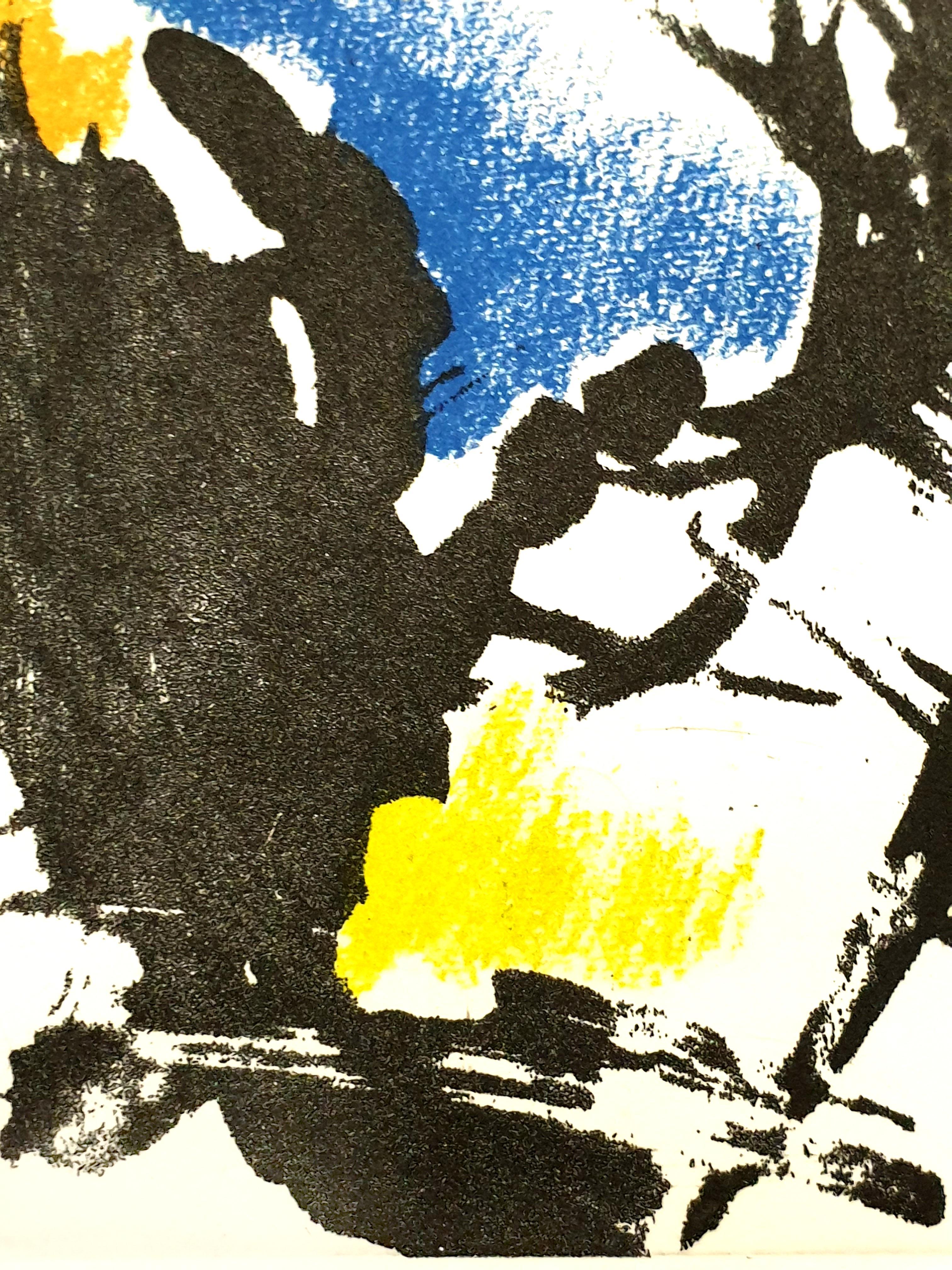 Jean Miotte - Composition abstraite - gravure originale en vente 3
