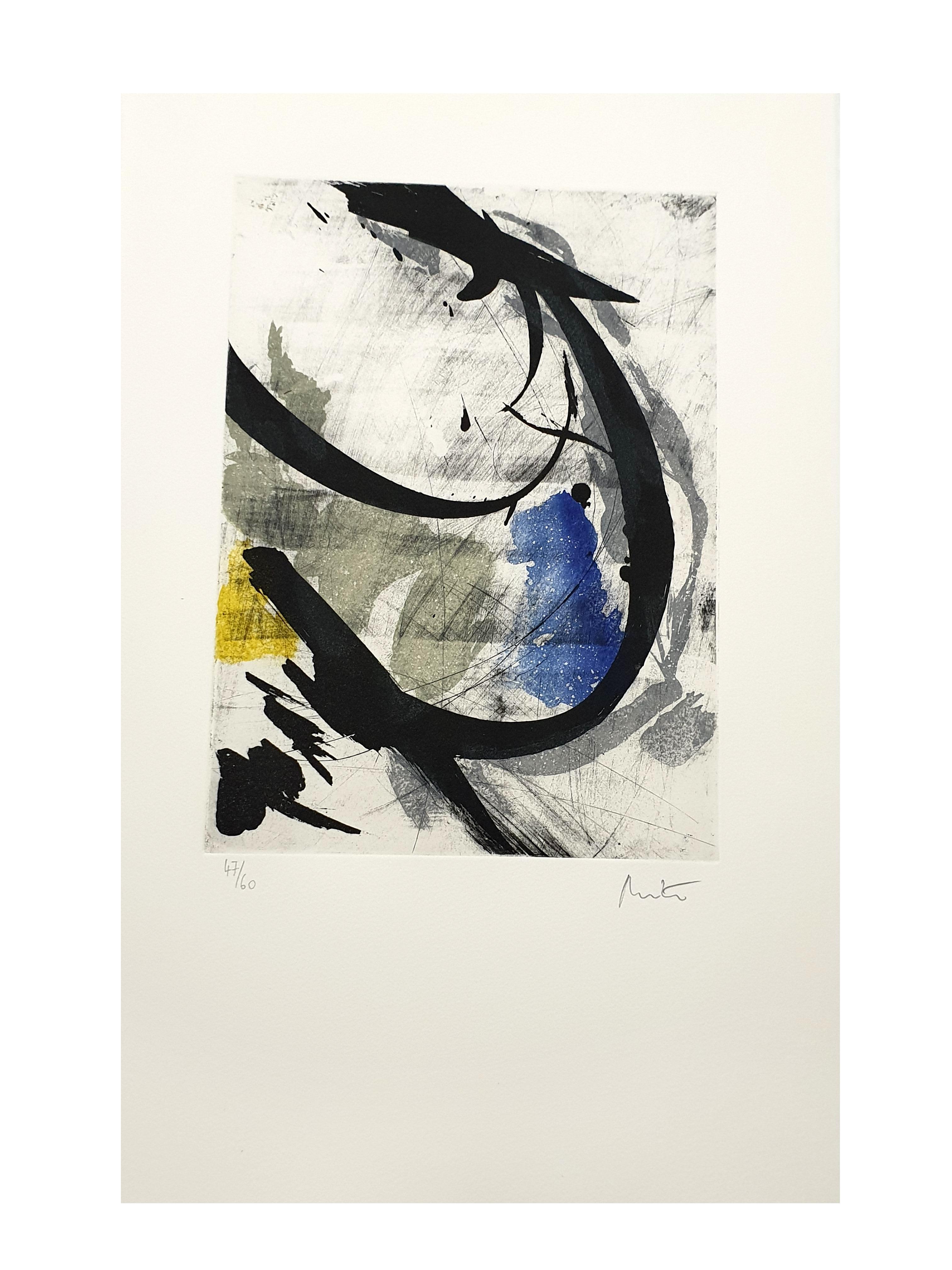 Jean Miotte - Original Signed Etching
1994
Dimensions: 41 x 33 cm
Signed and numbered in pencil
Edition: /60
From Près du mur