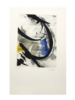 Jean Miotte - Abstract Composition - Original Signed Etching
