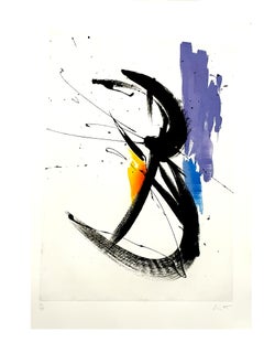 Jean Miotte - Abstract Composition - Original Signed Lithograph