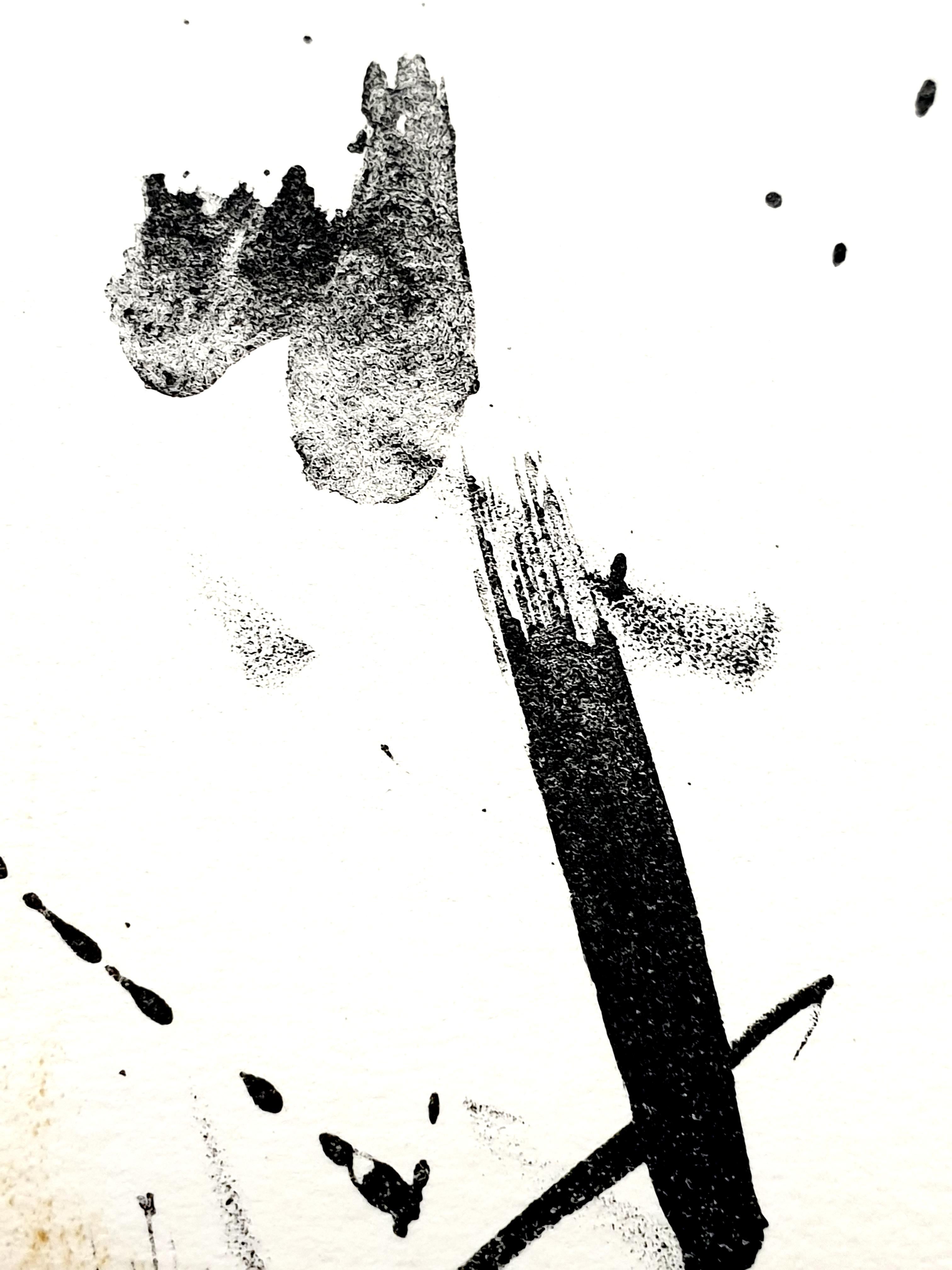 Jean Miotte - Composition abstraite - Lithographie originale signée en vente 1