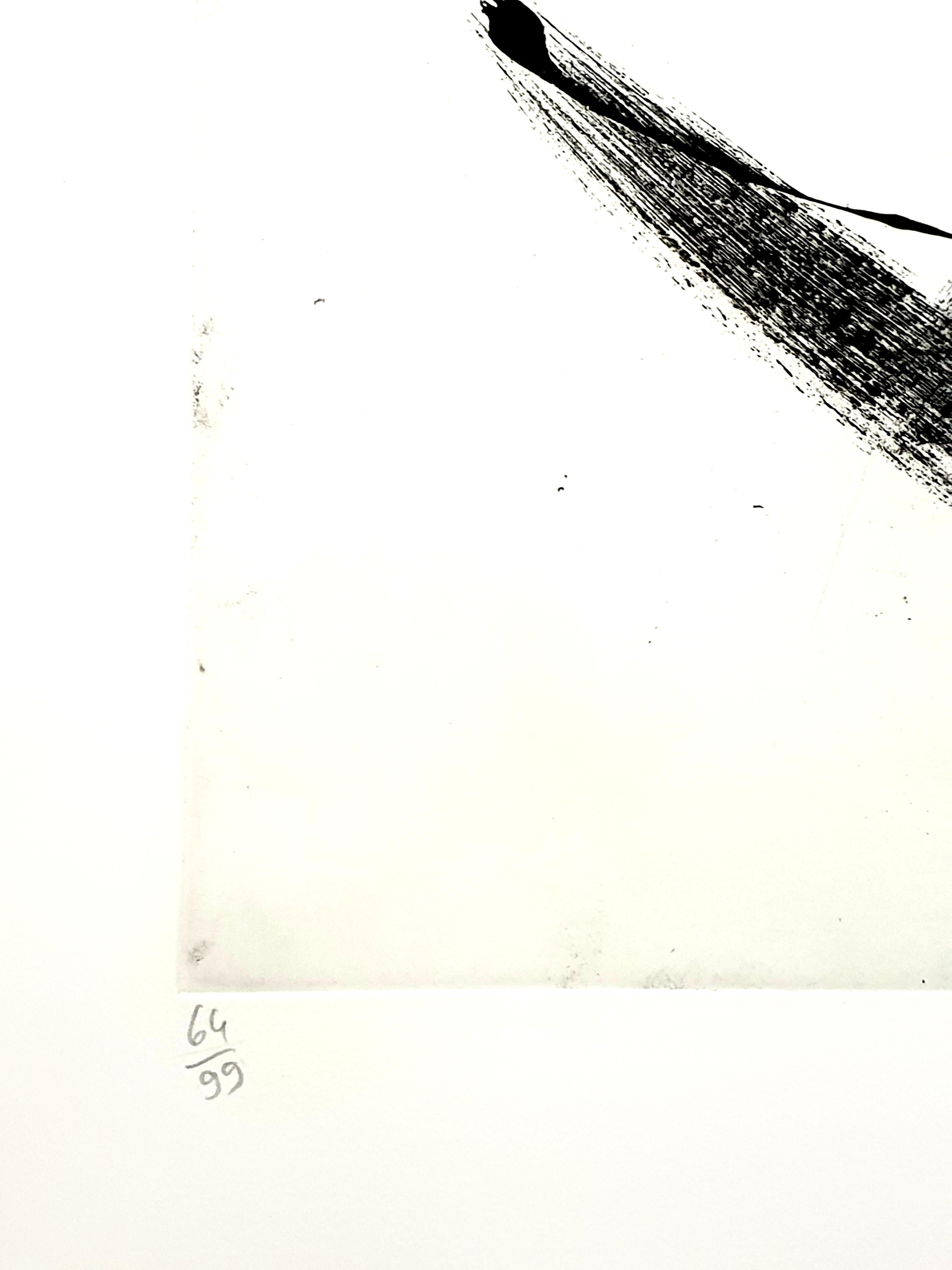 Jean Miotte – Abstrakte Komposition – Original signierte Lithographie im Angebot 2