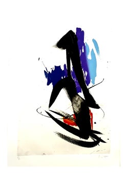 Jean Miotte - Composition abstraite - Lithographie originale signée