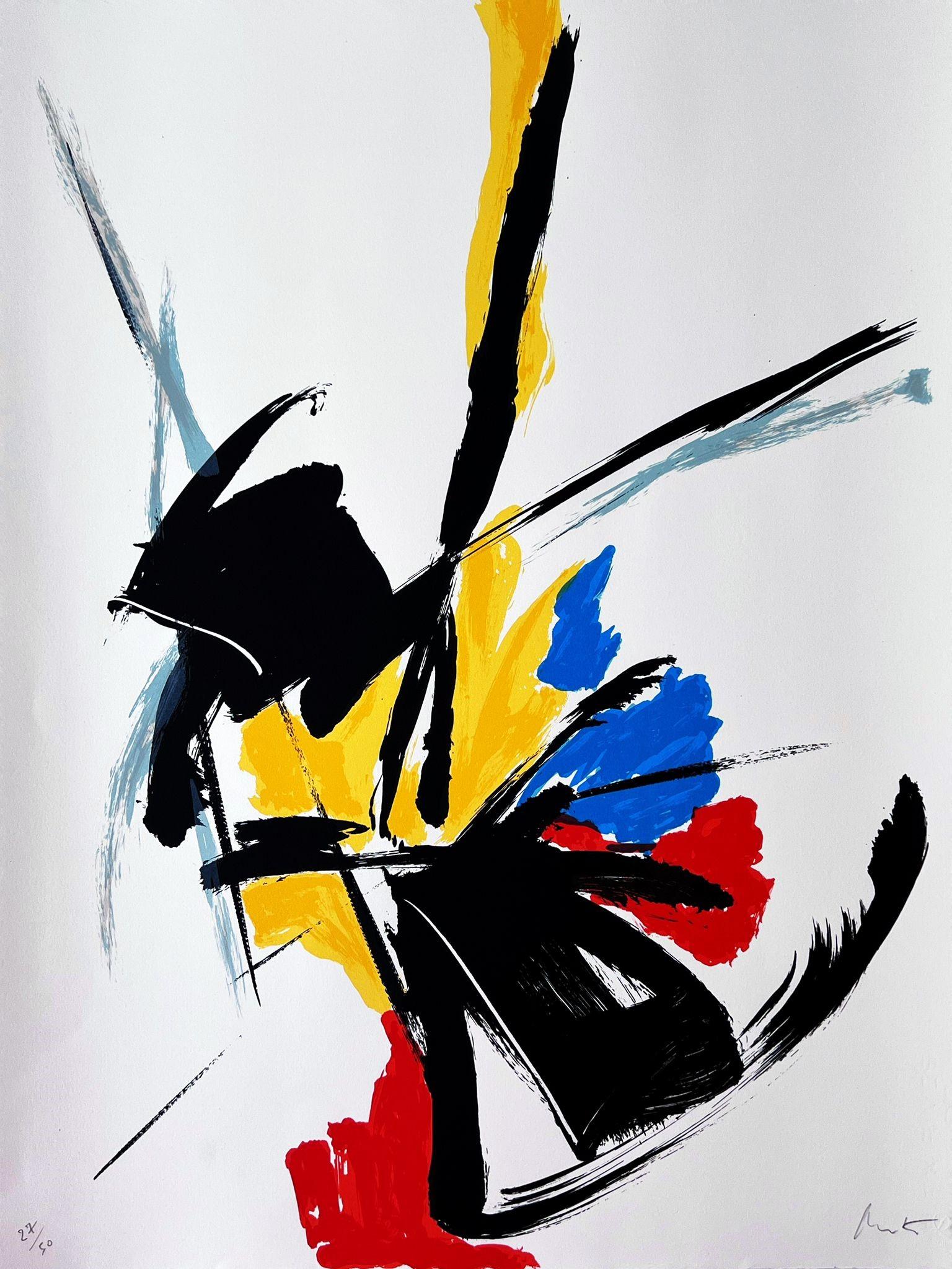 Abstract Print de Jean Miotte - Sin título