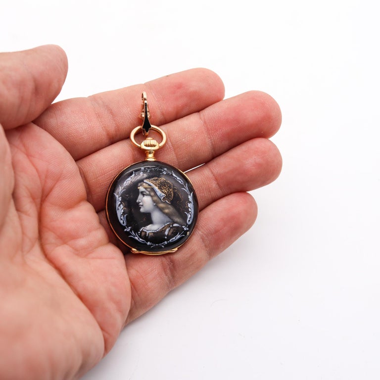 Jean-Moïse Badollet 1886 Geneva Hunter Pocket Watch In 18Kt