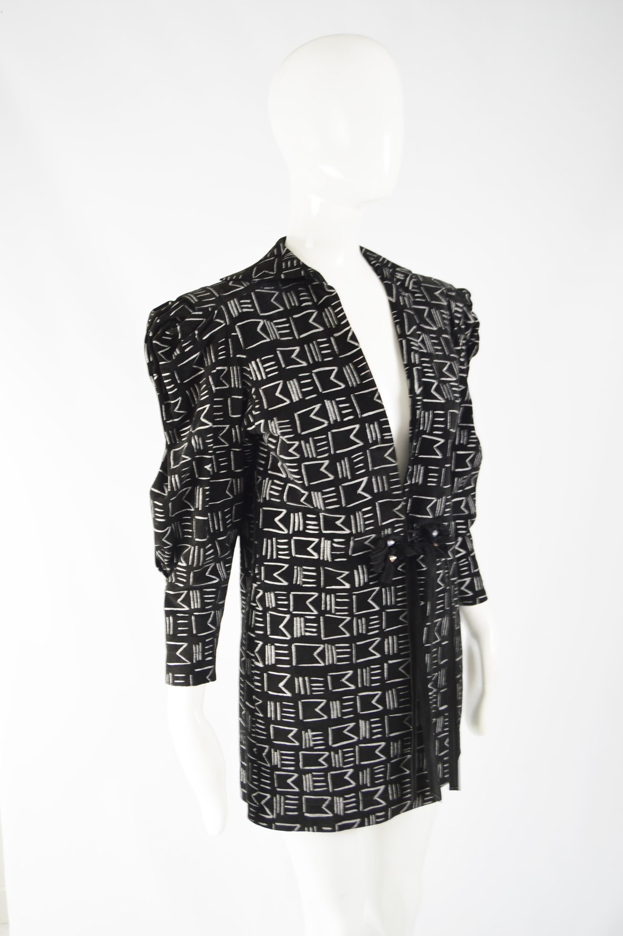 Jean Muir Black Suede Architectural Sleeve Vintage Jacket 3