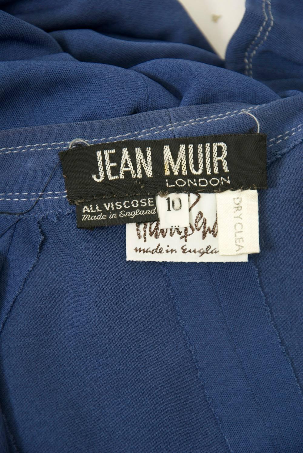 Jean Muir Blue Dress 6