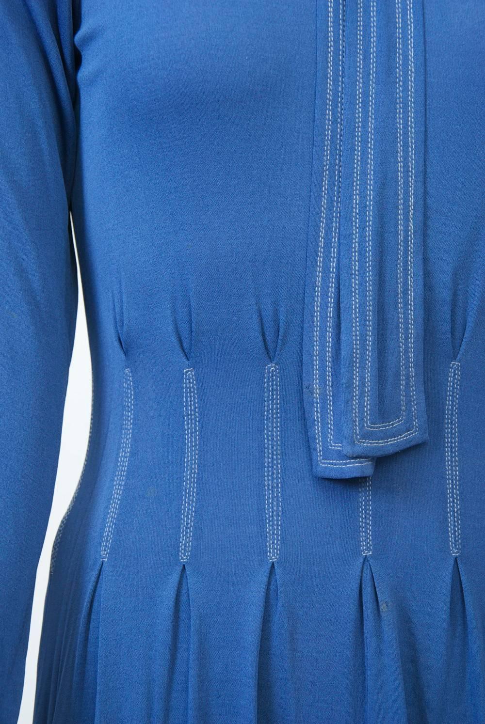 Women's or Men's Jean Muir Blue Dress