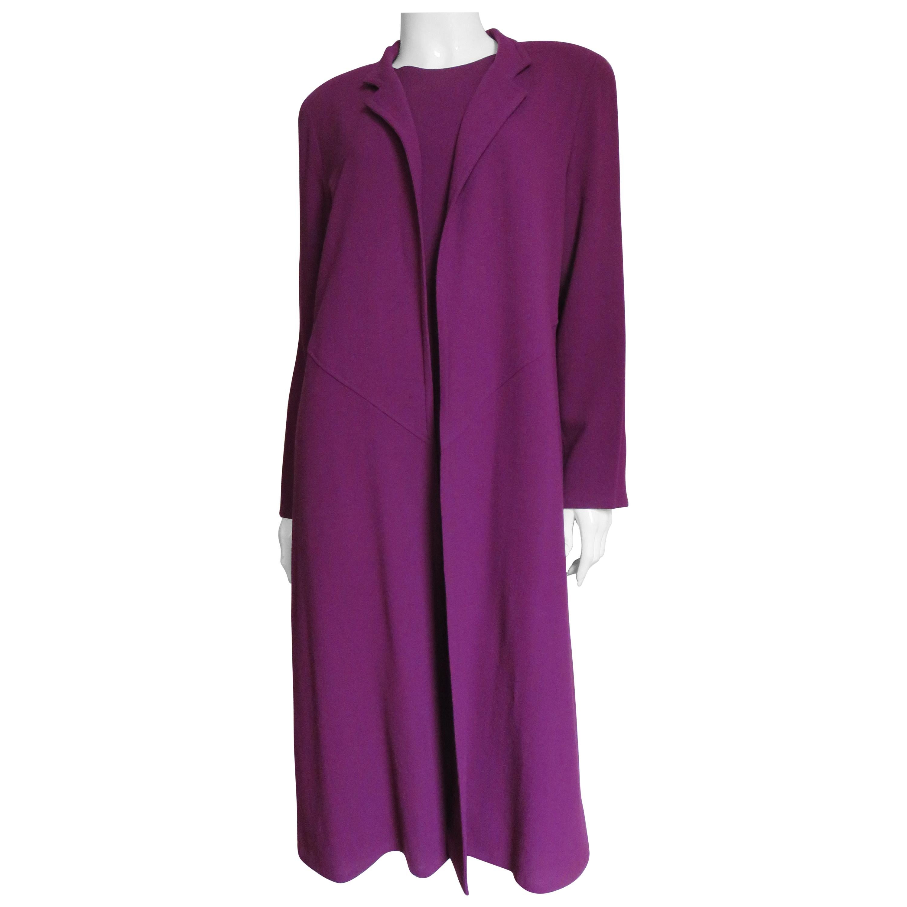 Jean Muir Dress and Duster Coat Jacket 