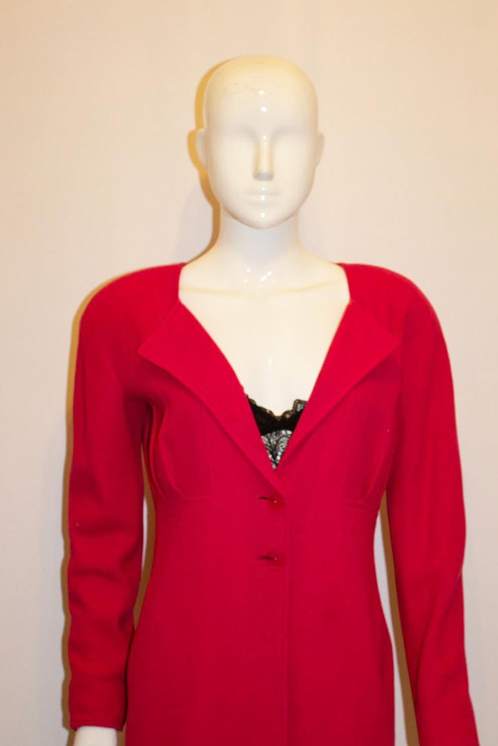 Women's Jean Muir Mainline Pink Wool Jacket For Sale