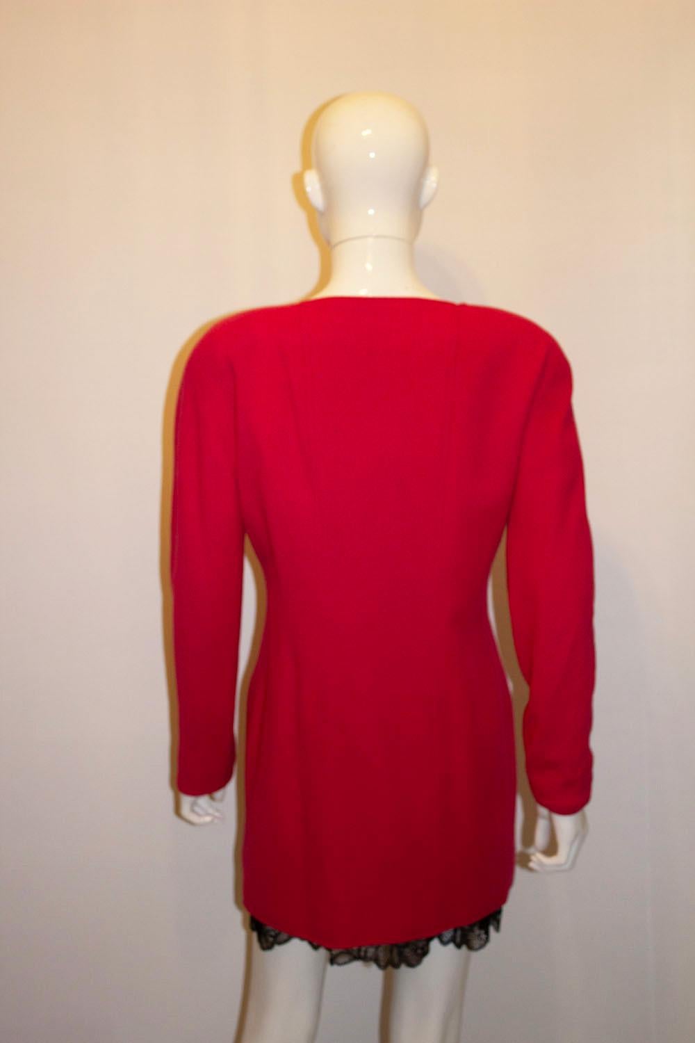 Jean Muir Mainline Pink Wool Jacket For Sale 1