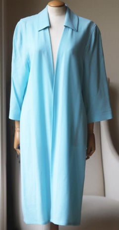 Jean Muir Vintage Wrap Wool Crepe Robe