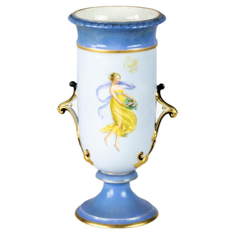 Jean Nast Napoleon III Porcelain Vase, 19th Century For Sale