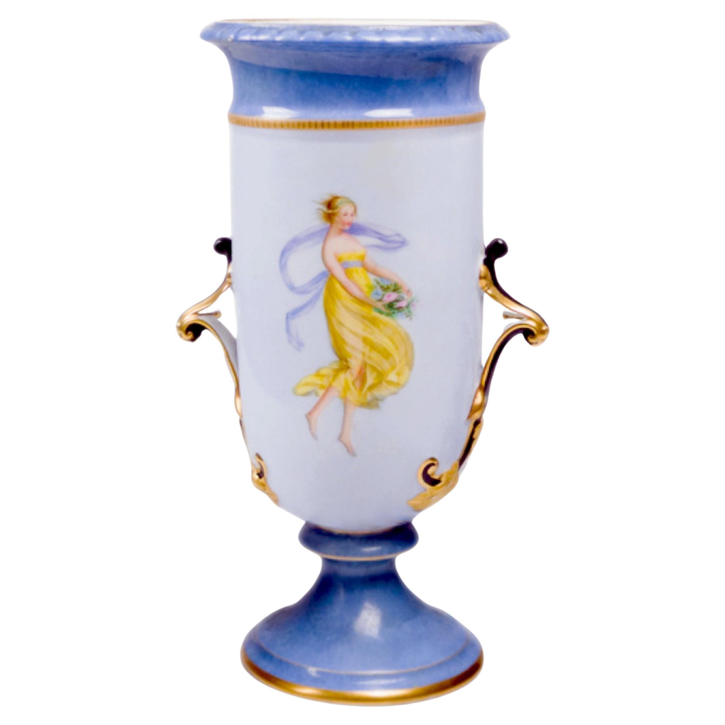 Jean Nast Napoleon III Porcelain Vase, 19th Century