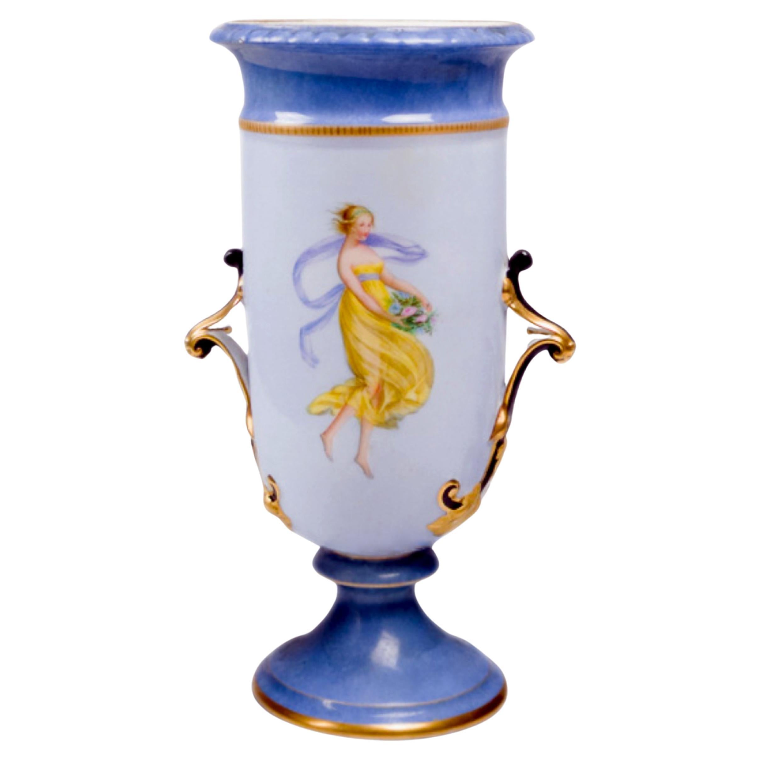 Vaso in porcellana di Jean Nast Napoleone III, XIX secolo