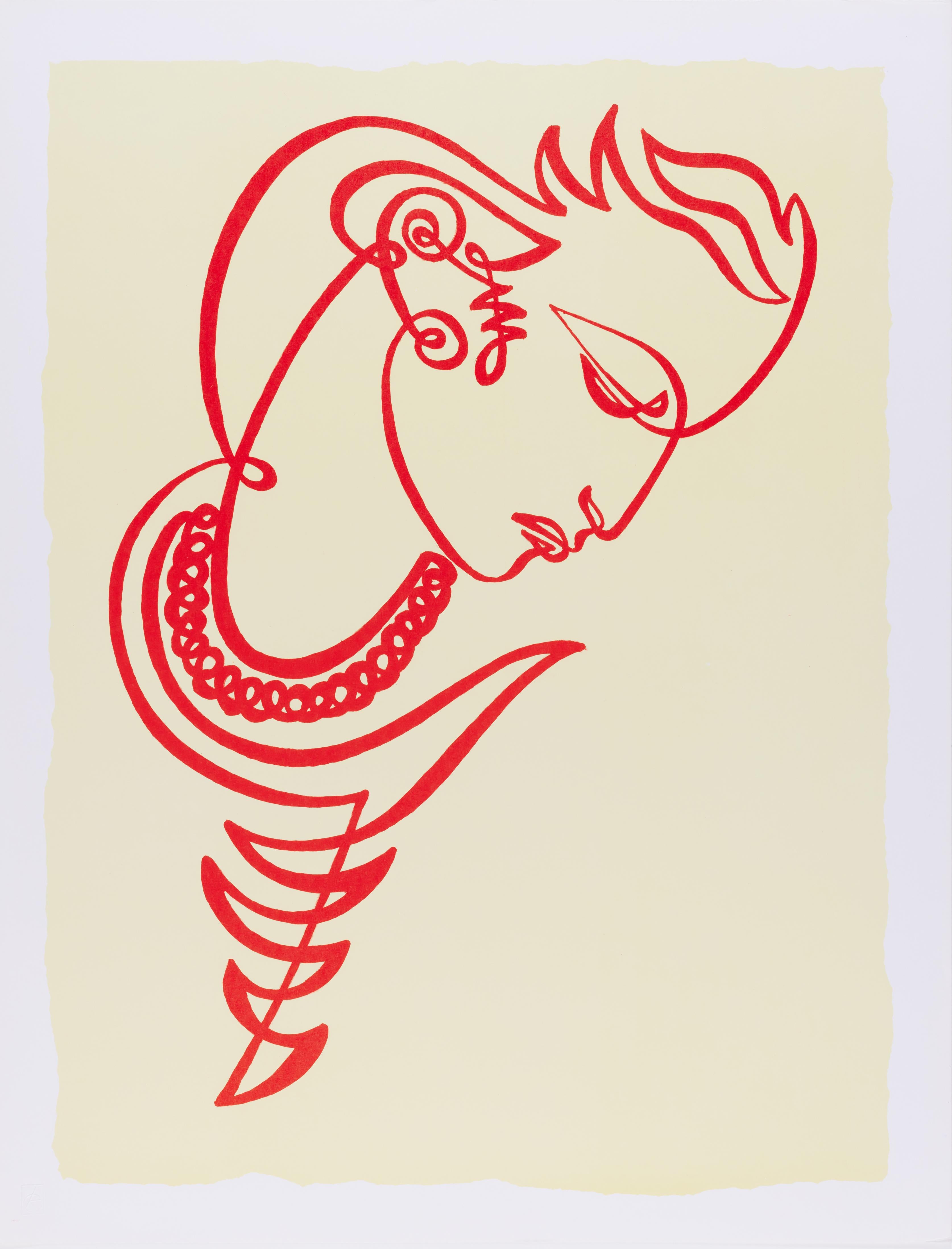 American Jean Negulesco Continuous Line Drawings For Sale