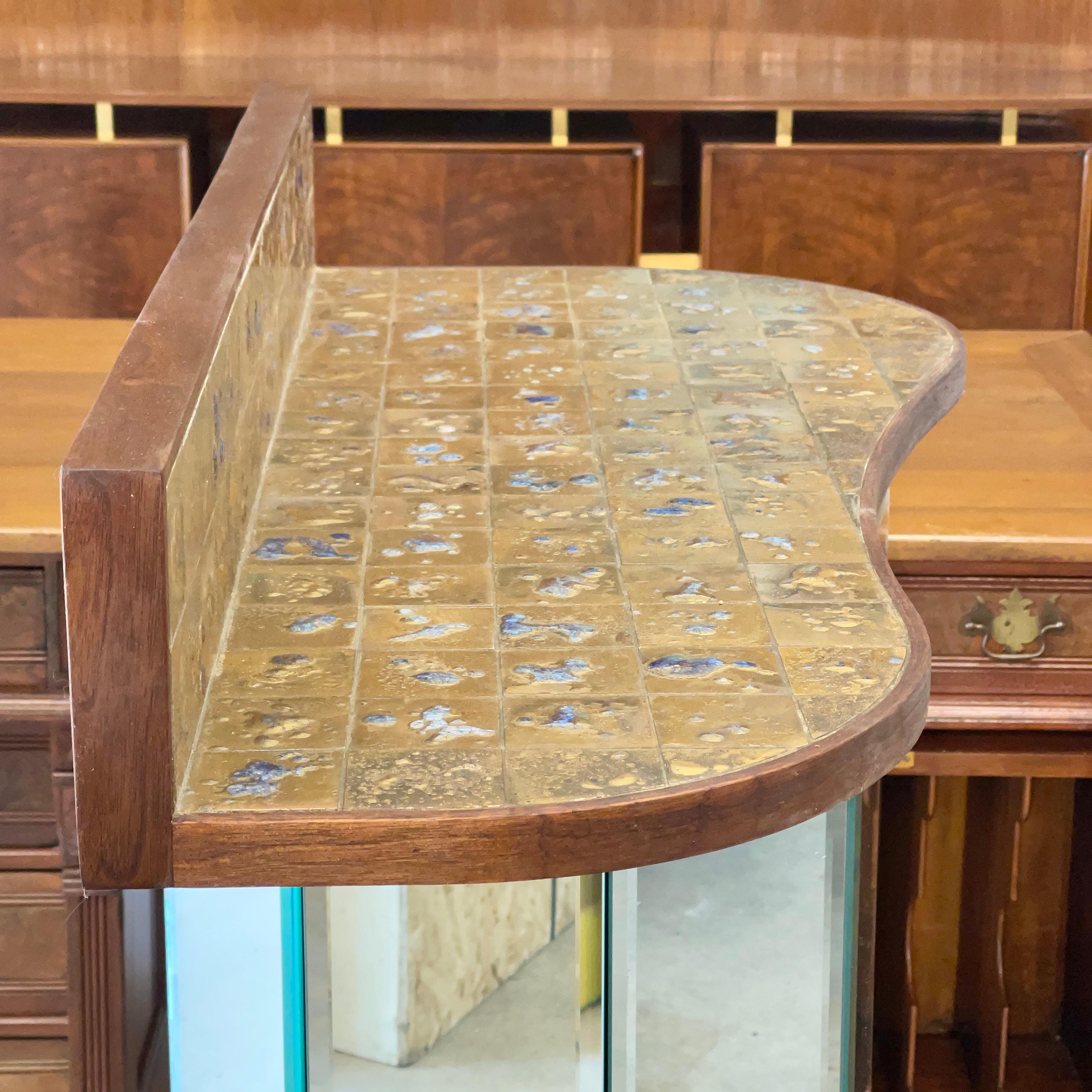 Jean Nison Ceramic Tiled Console Shelf by Weiss & Basser 8