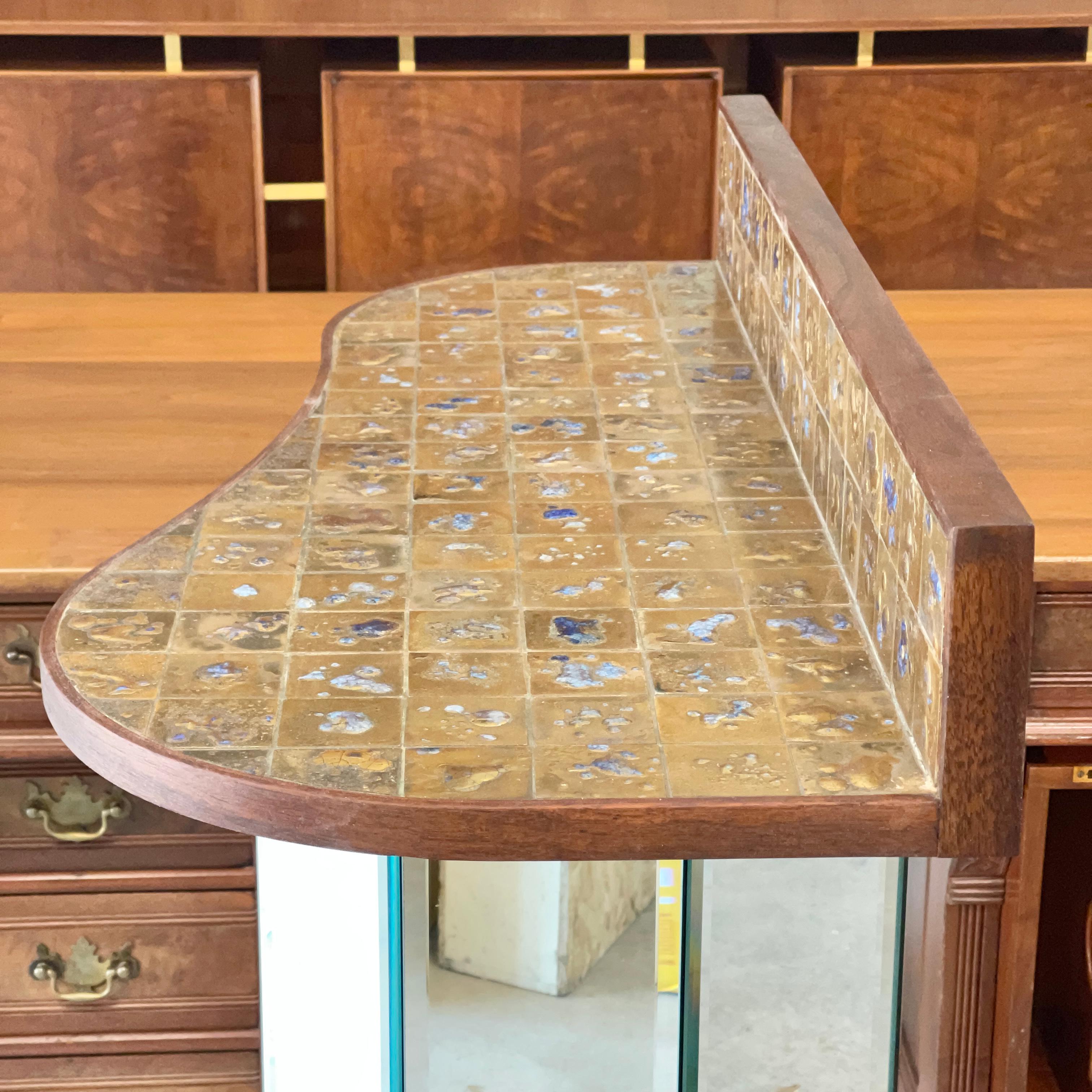 Jean Nison Ceramic Tiled Console Shelf by Weiss & Basser 9