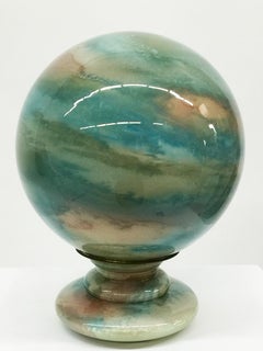 French Art Glass Table Lamp by Jean Noel Bouillet, 2000