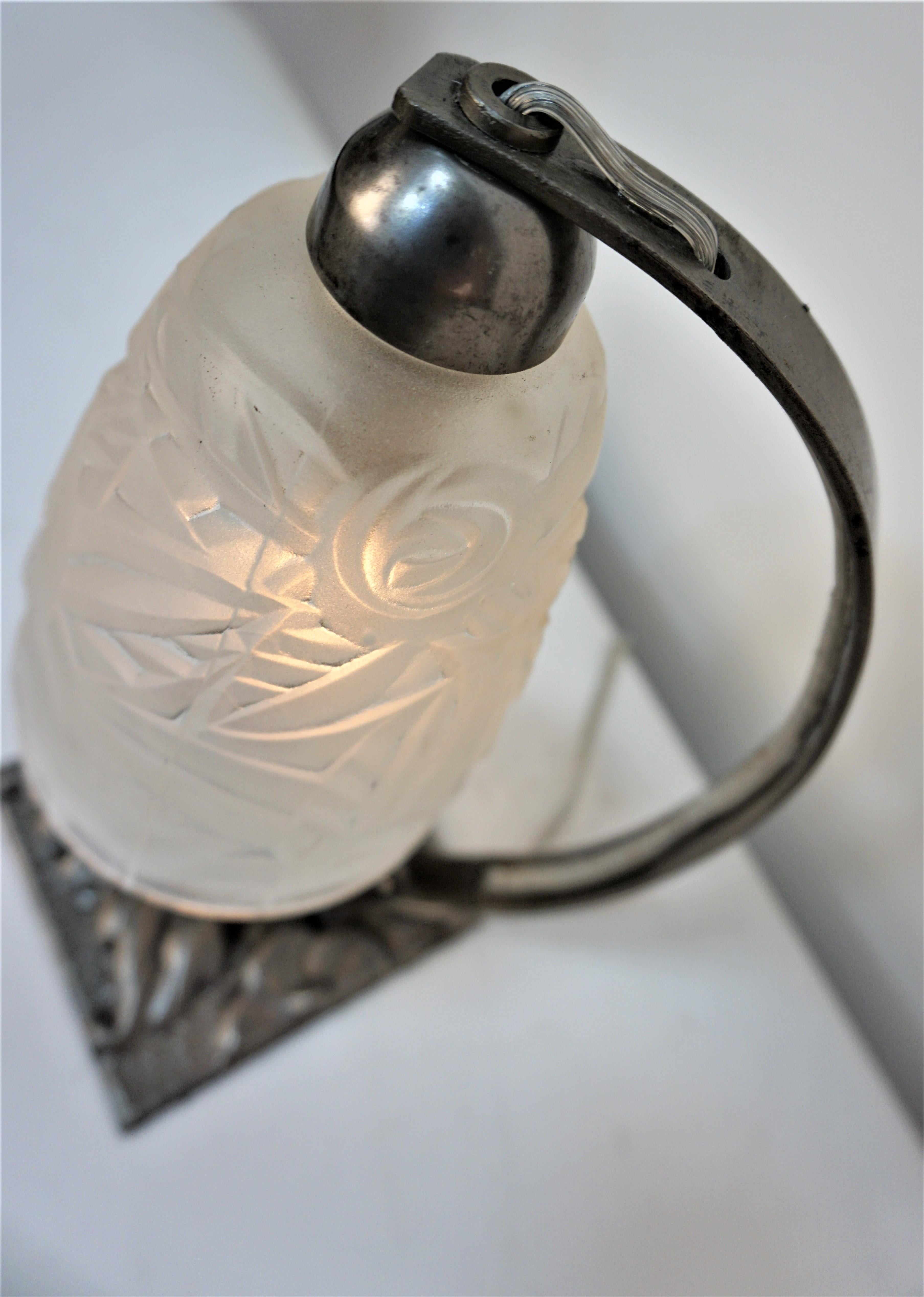 Lampe de table Art déco française Jean Noverdy des années 1920 Bon état - En vente à Fairfax, VA