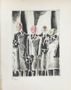 Jean Oberlé - "Lewis and Irene XI" 1925 Limited edition etching in colors