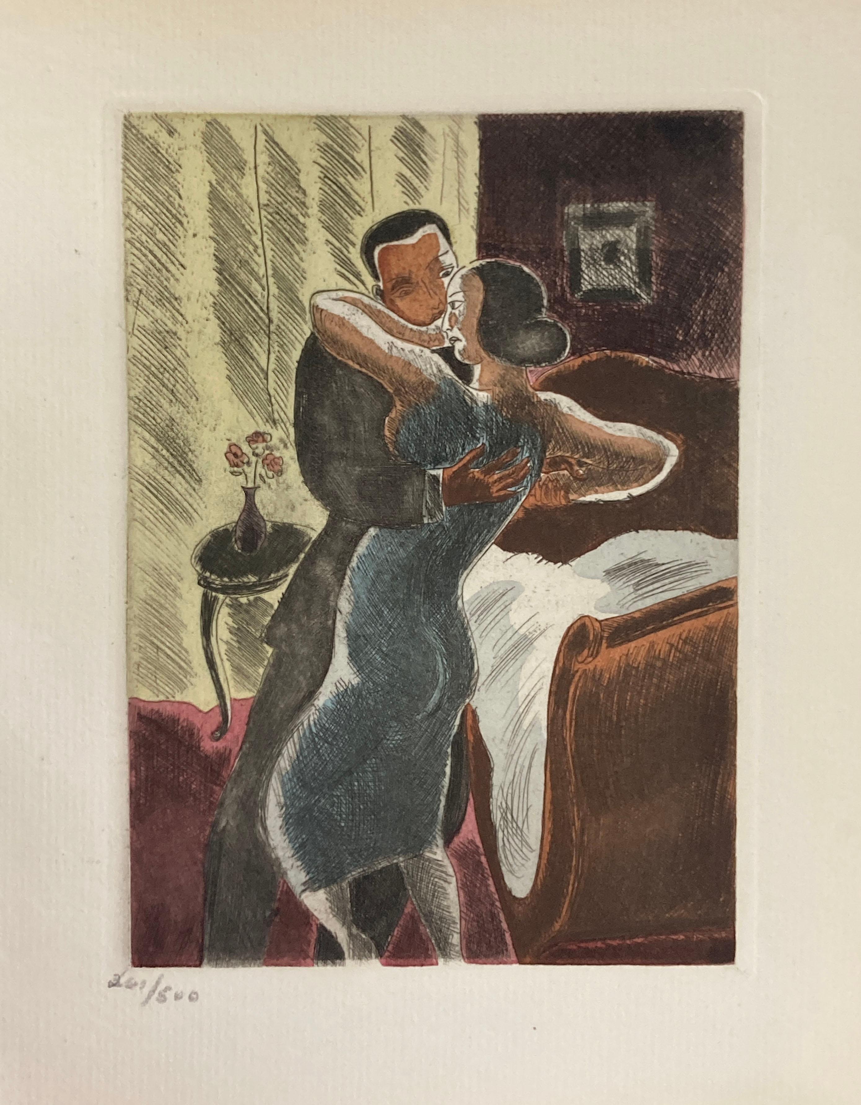 Oberlé, Jean
Lewis And Irene XV, 1925

Original Etching in colors on paper
7 1/2 x 9 1/2 in.

From the limited edition of 500
Numbered 261/500 lower left margin
