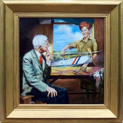 Young Boy with Plane