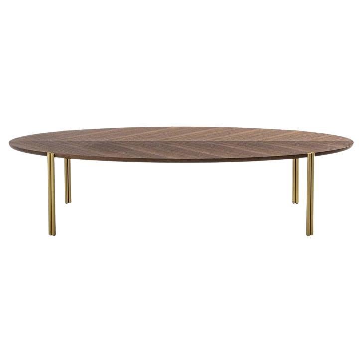 Jean Ordinary Canaletto Walnut Coffee Table For Sale