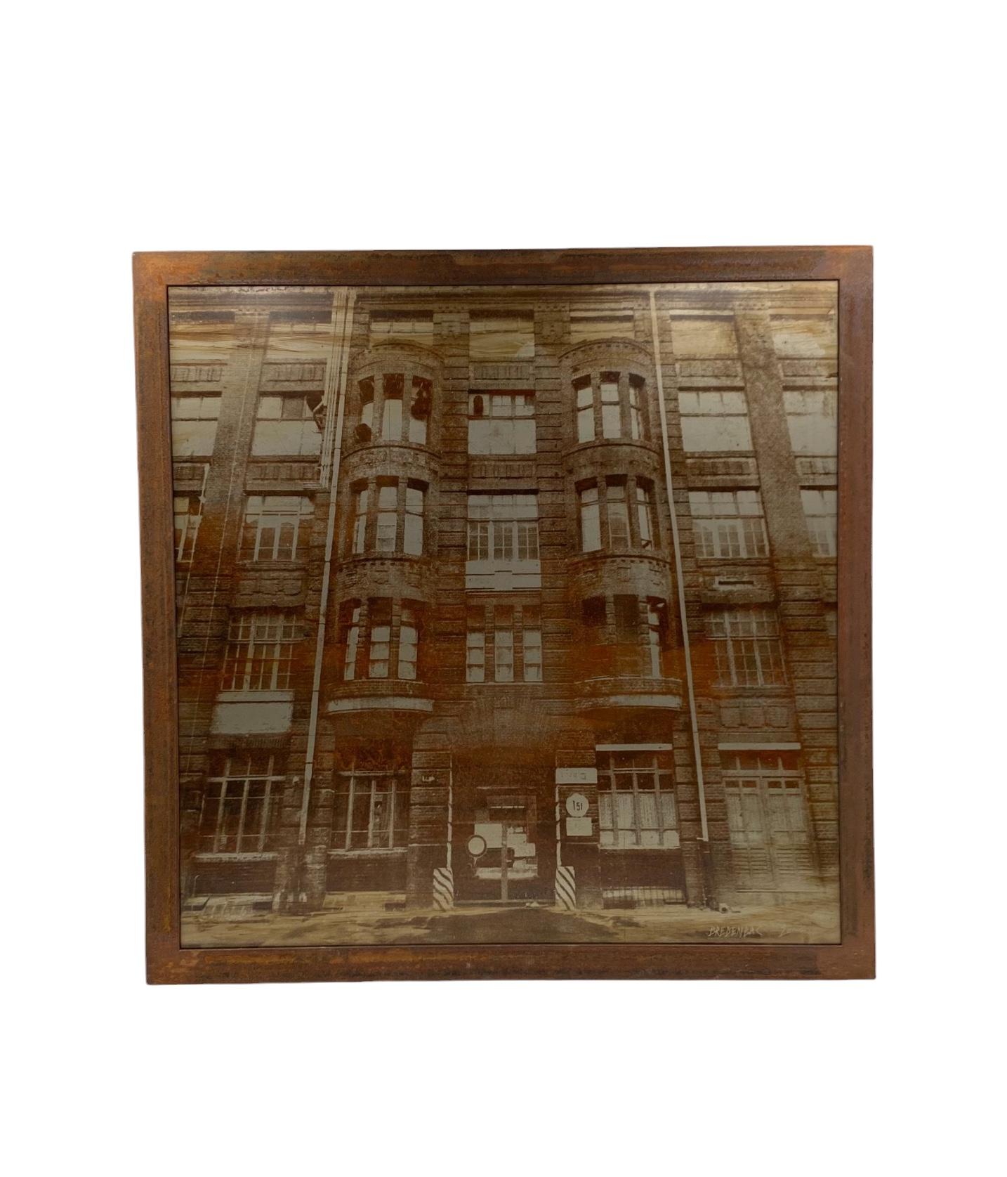 French Jean-Pascal Bredenbac, Photo On Sheet Metal, Mounted On Panel, France 2000's in vendita