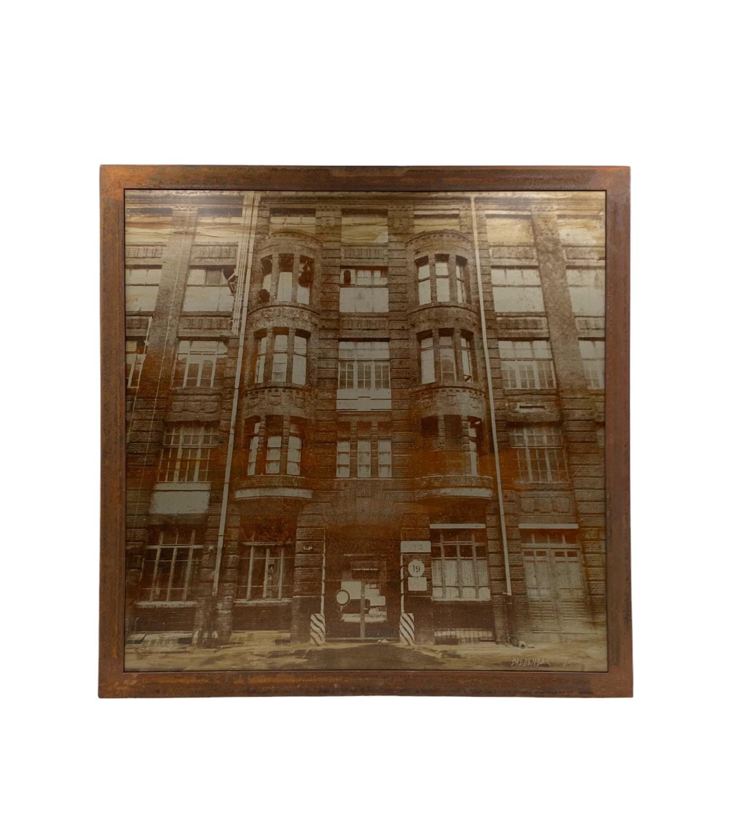 Jean-Pascal Bredenbac, Photo On Sheet Metal, Mounted On Panel, France 2000's In condizioni ottime in vendita a Firenze, IT
