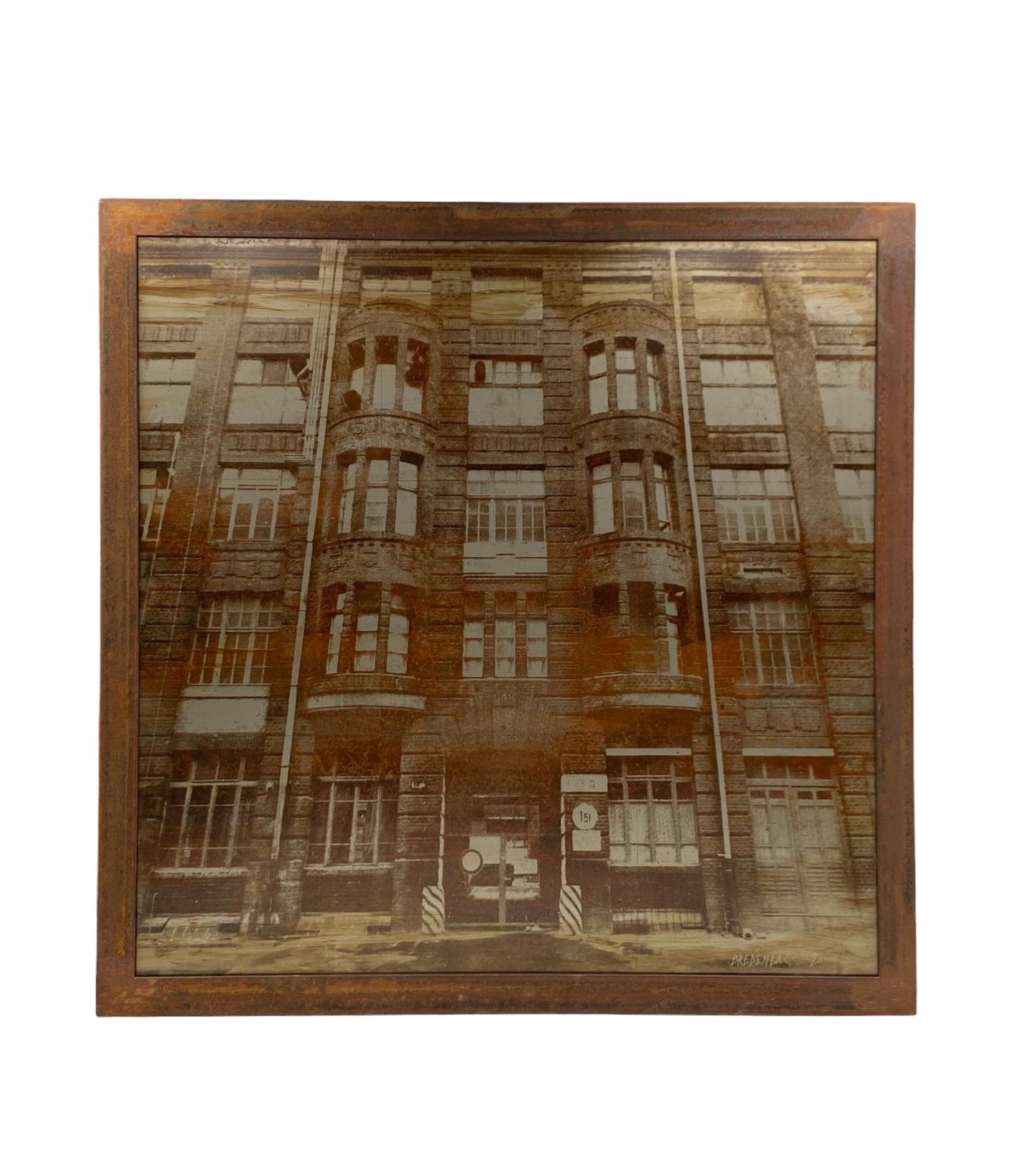 Ferro Jean-Pascal Bredenbac, Photo On Sheet Metal, Mounted On Panel, France 2000's in vendita