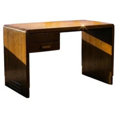 Jean PASCAUD Student Desk in Oak France 1930, from Parisian University