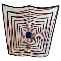 Sciarpa di seta di Jean Patou degli anni '80