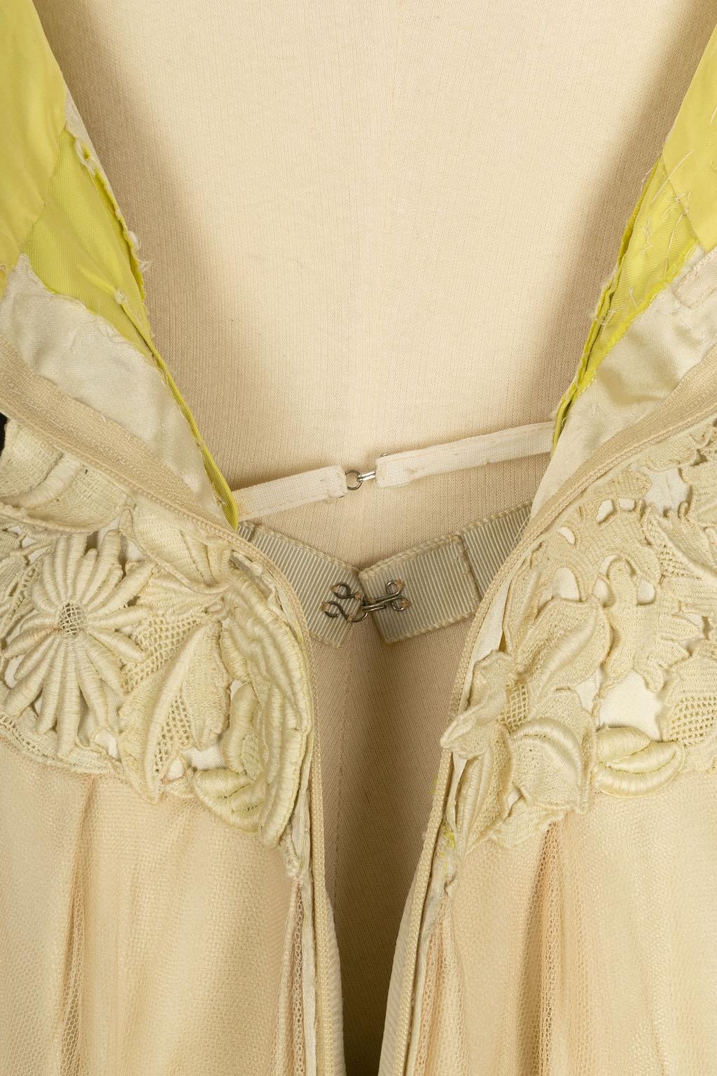 Robe haute couture Jean Patou, printemps-été 1955 en vente 3