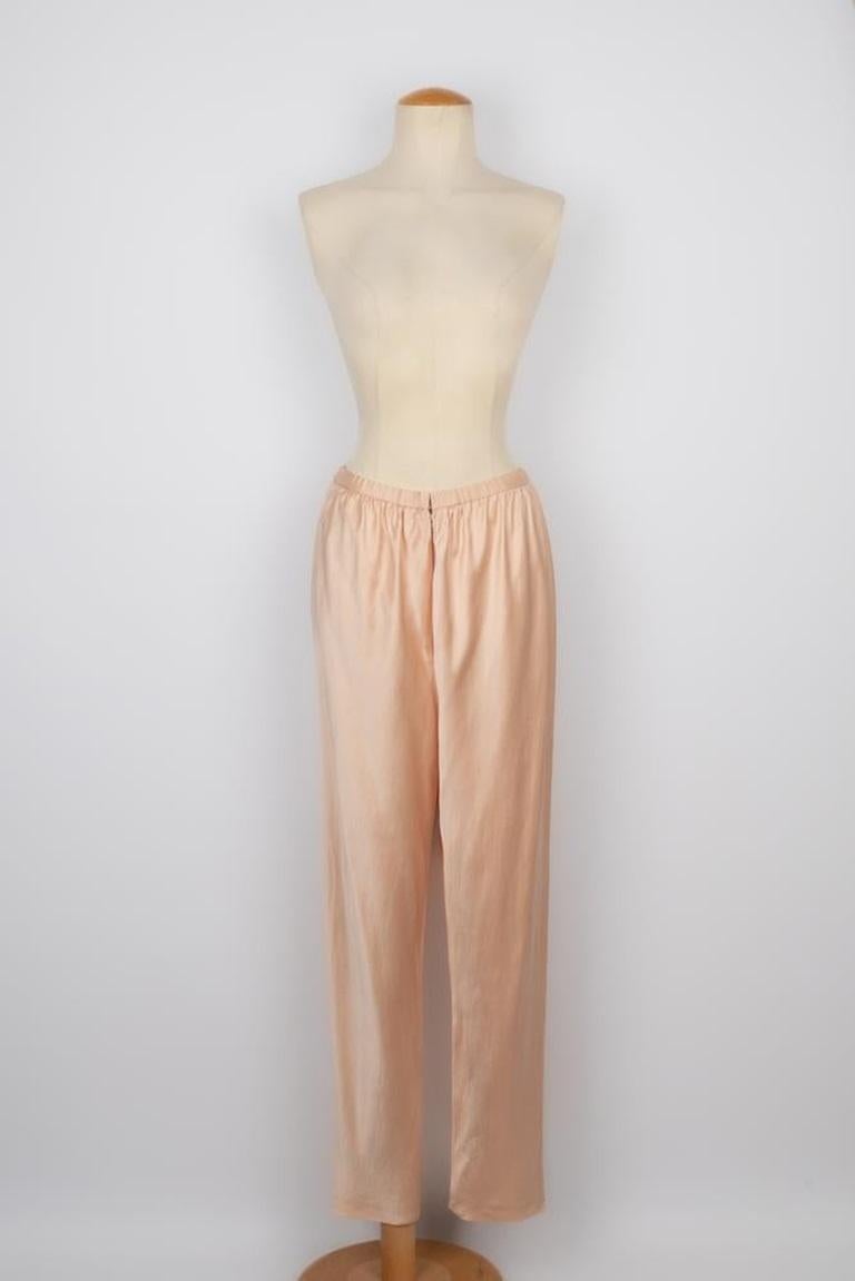 Jean Patou Organza and Silk Haute Couture Set, 1980s For Sale 7