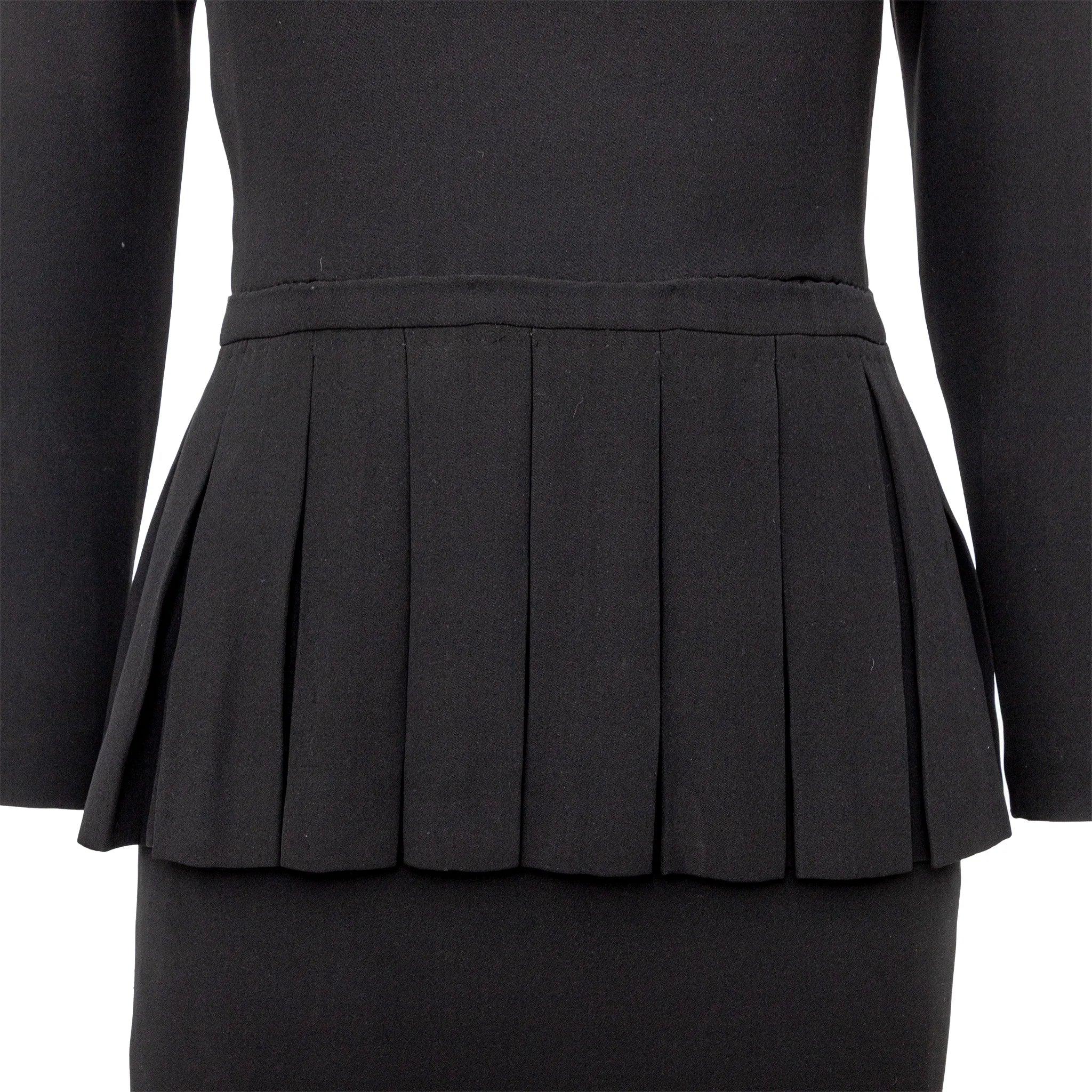 Vestido plisado Jean Patou - Años 50 en venta 3