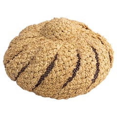 Vintage Jean Patou raffia beret
